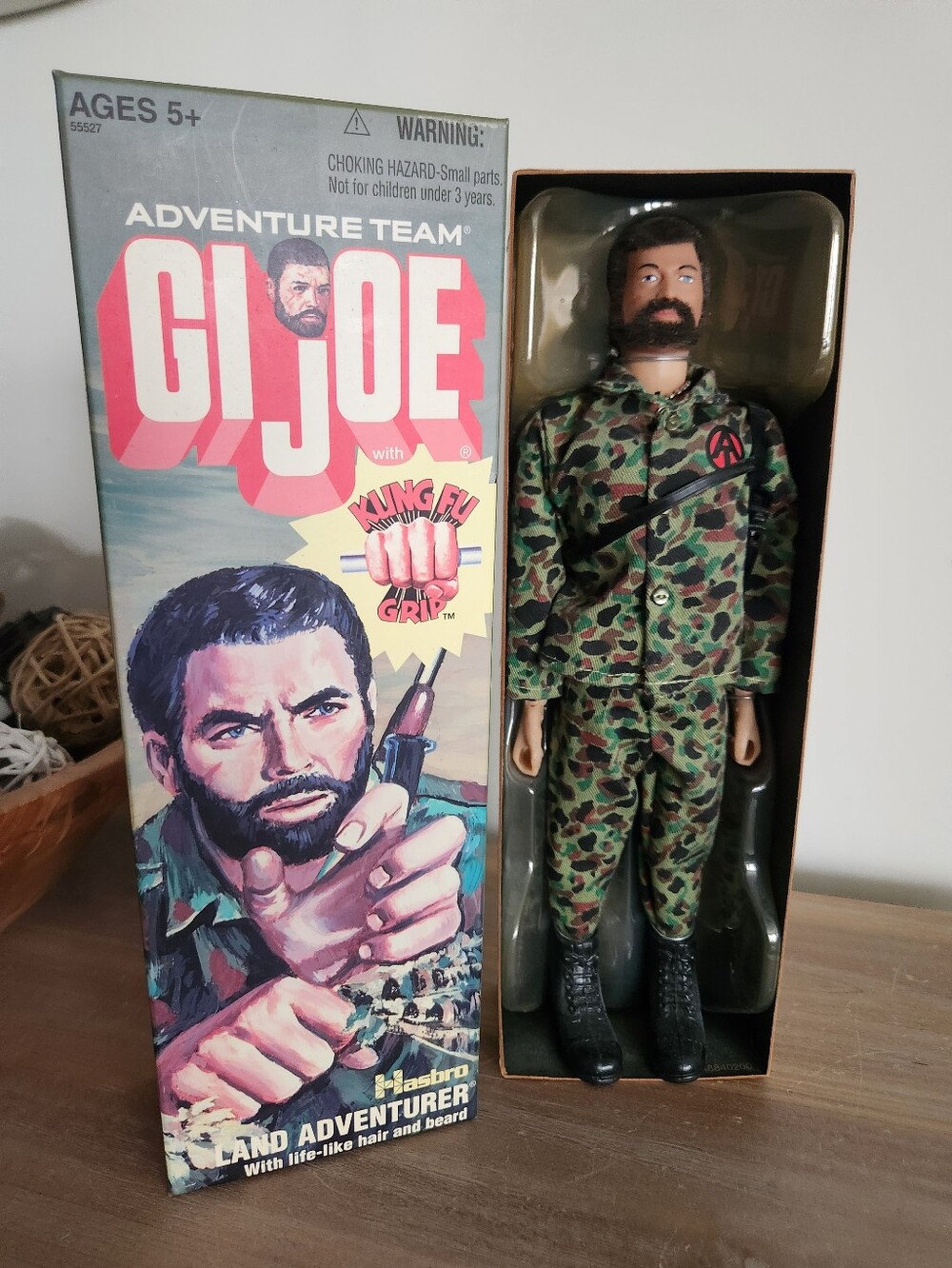 2006 GI Joe Adventure Team Land Adventurer 12in Kung Fu Grip Hasbro Boxed Figure